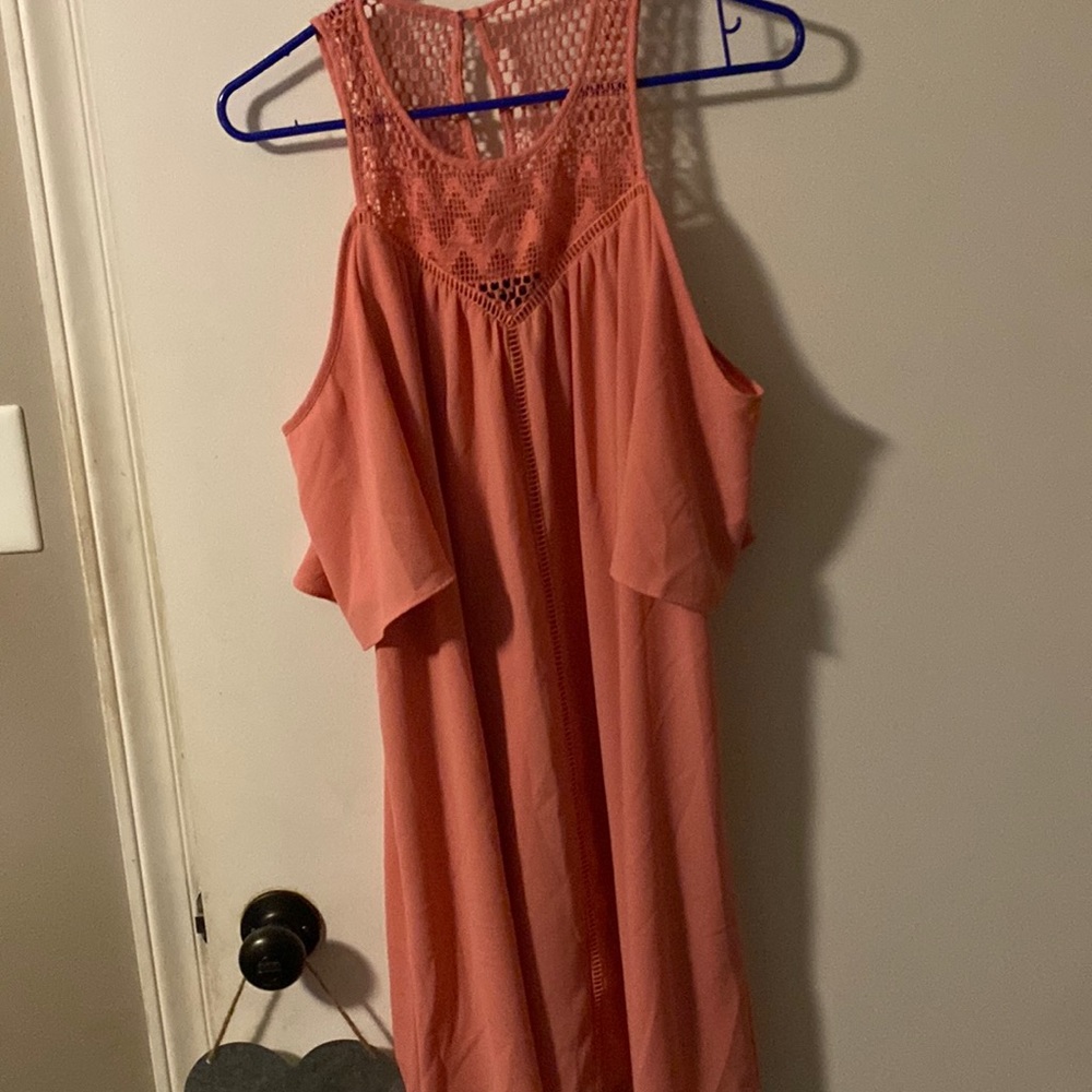 Coral dress